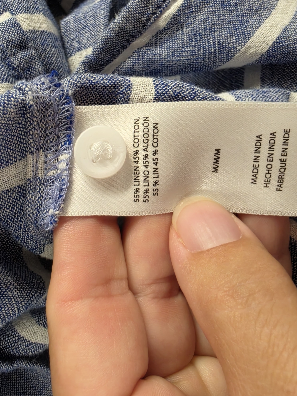 beachlunchlounge Navy and White Striped Tunic Shirt - Picture 6 of 7